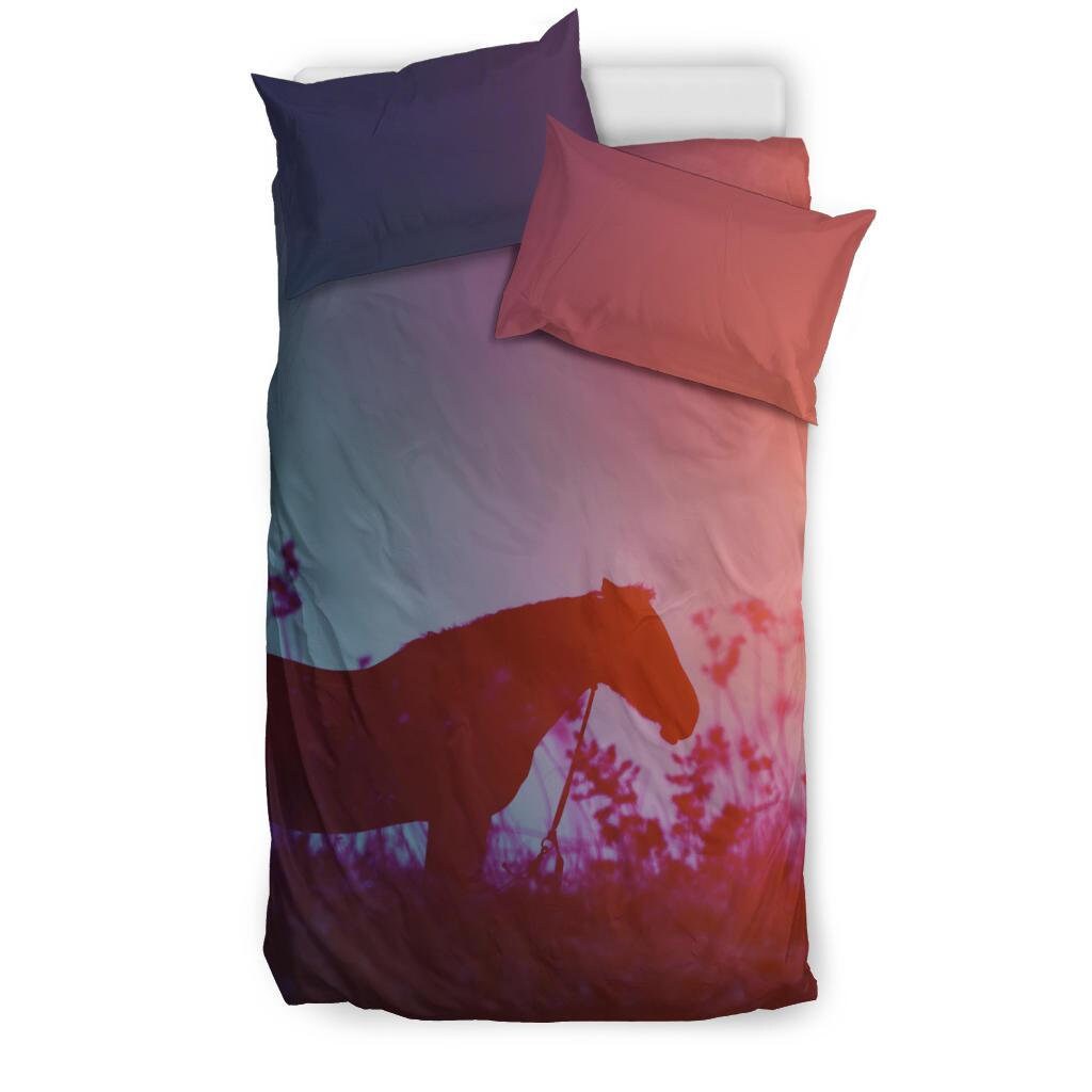 Horse Duvet Covers and pillows Cover Horse Bedding Set Etsy