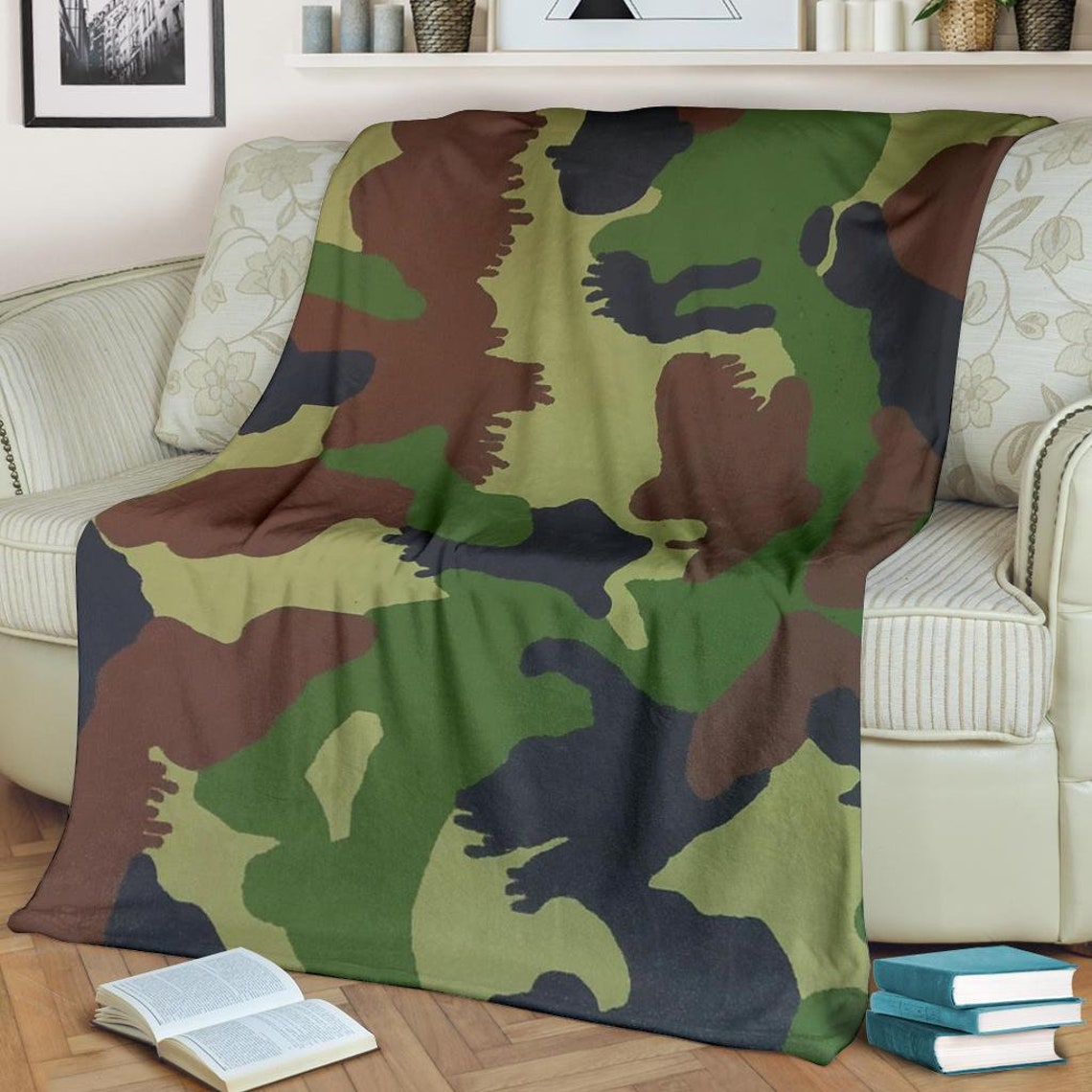 Camo Blanket Camouflage blanket Camo Throw Blanket Camo Etsy 日本