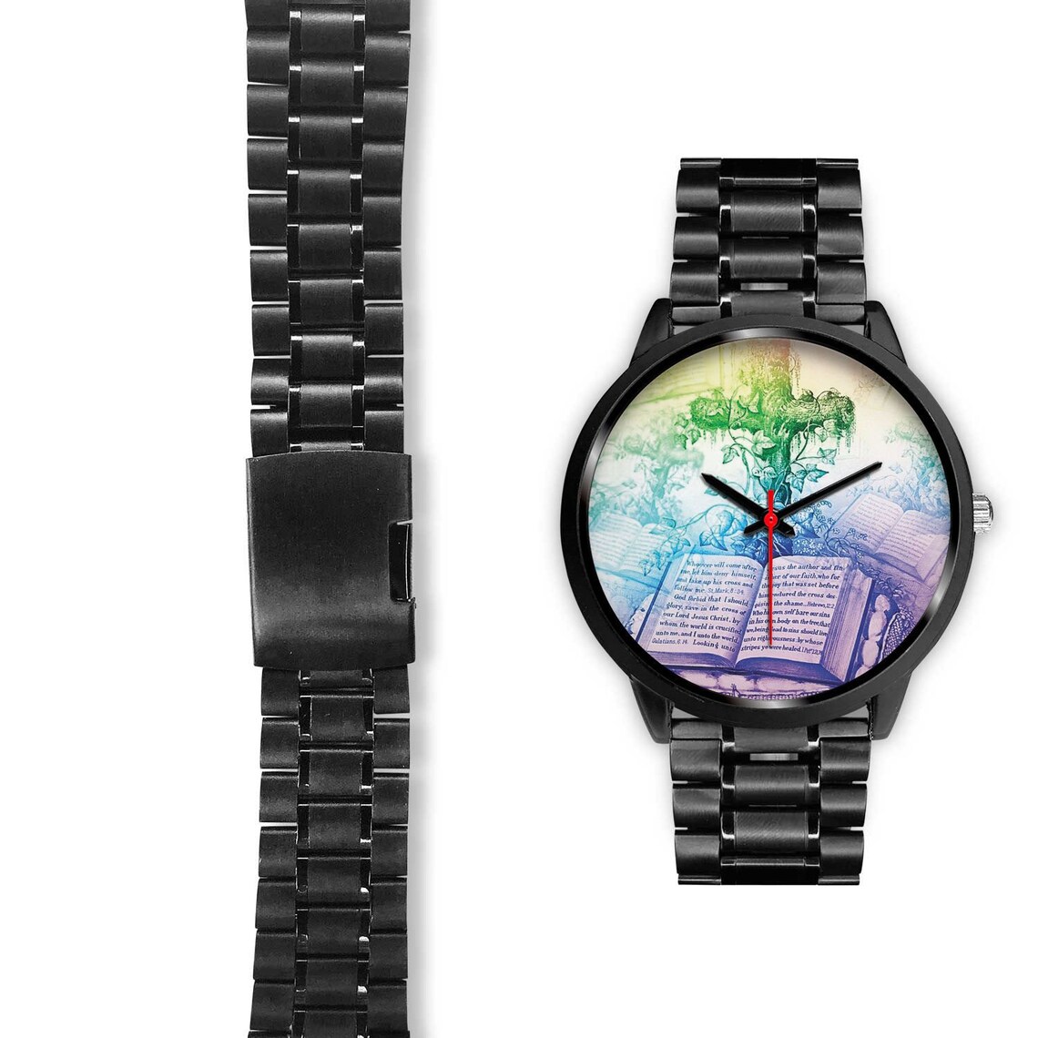 Bible Custom Watch / Bible Hand Watch / Bible Wrist Watch / Etsy