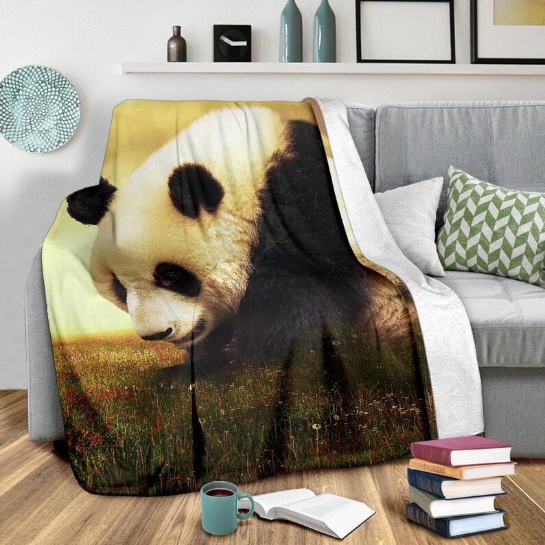 Panda Bear Blanket / Panda Throw Blanket / Panda Fleece Etsy Australia