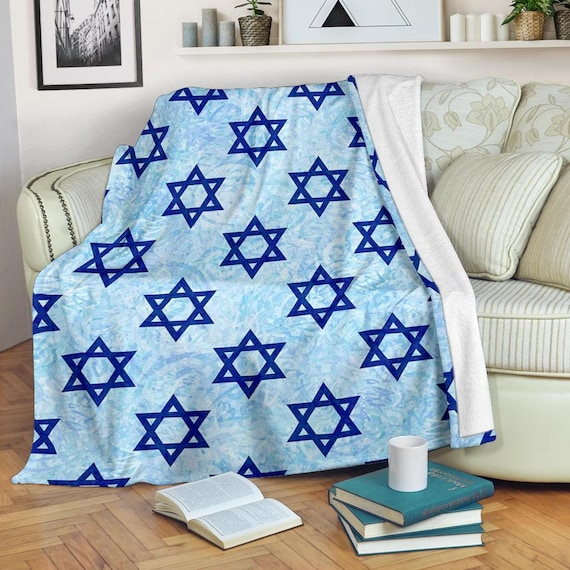 Star of David Blanket / Israel Blanket / Judaism Throw Blanket