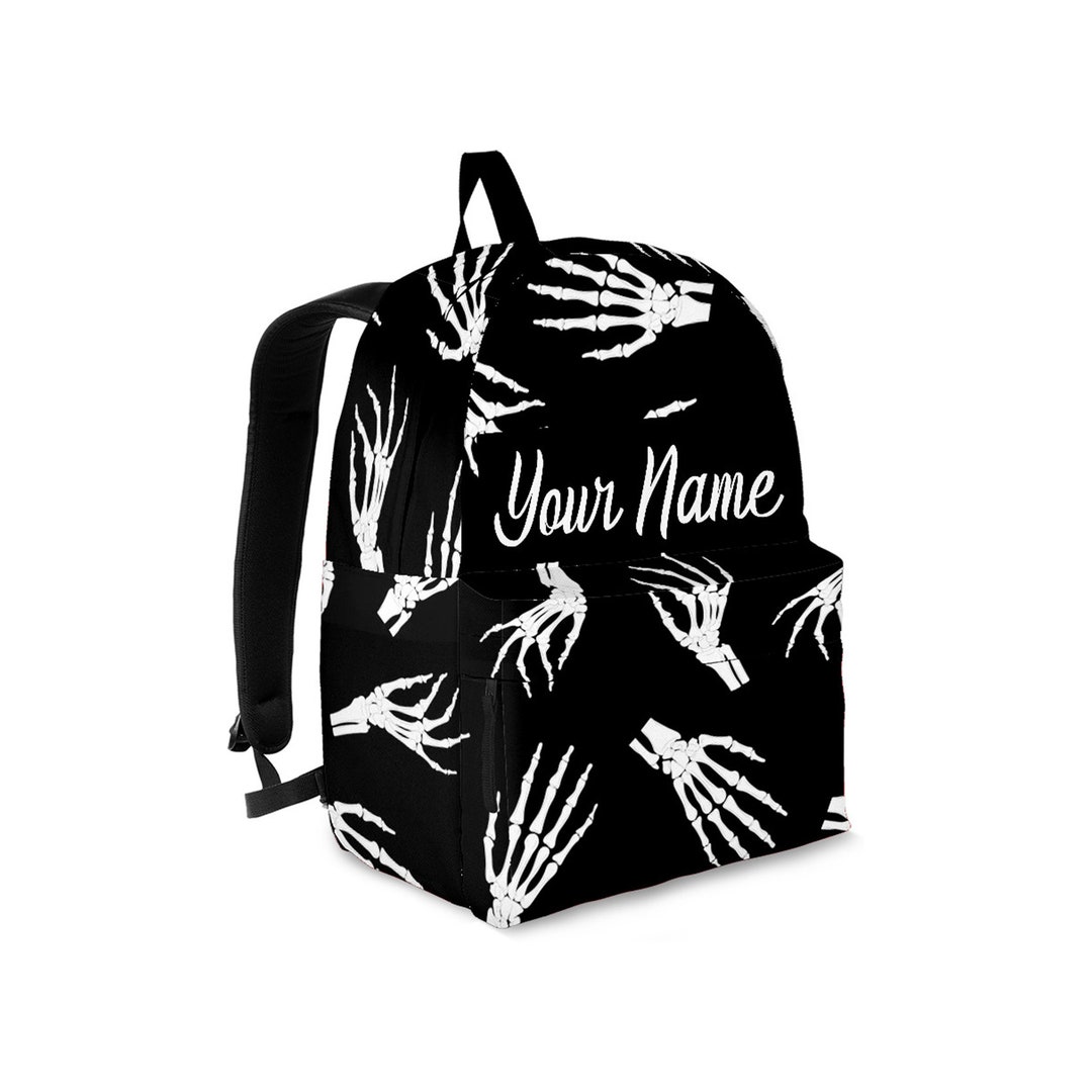 Skeleton Custom Name Backpack for Kids and Adults / Laptop Etsy