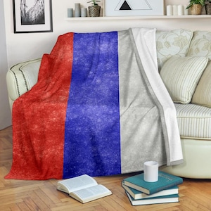 Russia Blanket / Russian Flag Blanket / Russia Fleece Blanket / Russia Throw Blanket / Russia Adult Blanket / Russia Kid Blanket