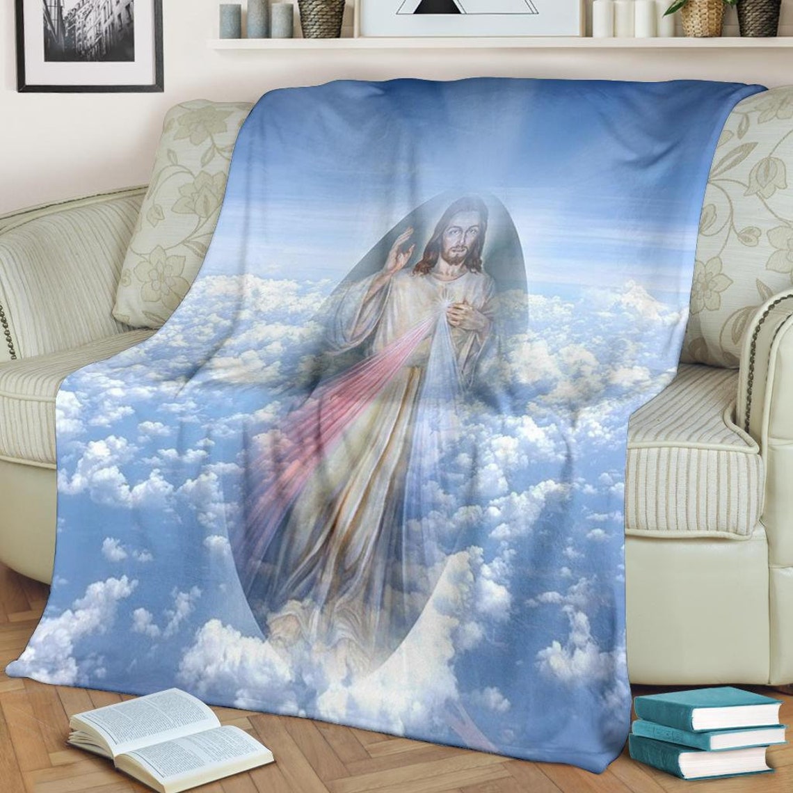 Jesus Christ Blanket / Jesus Throw Blanket / Jesus Christ Etsy