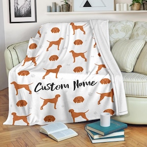 Hungarian Vizsla Dog Blanket: Cozy Micro Fleece Throw