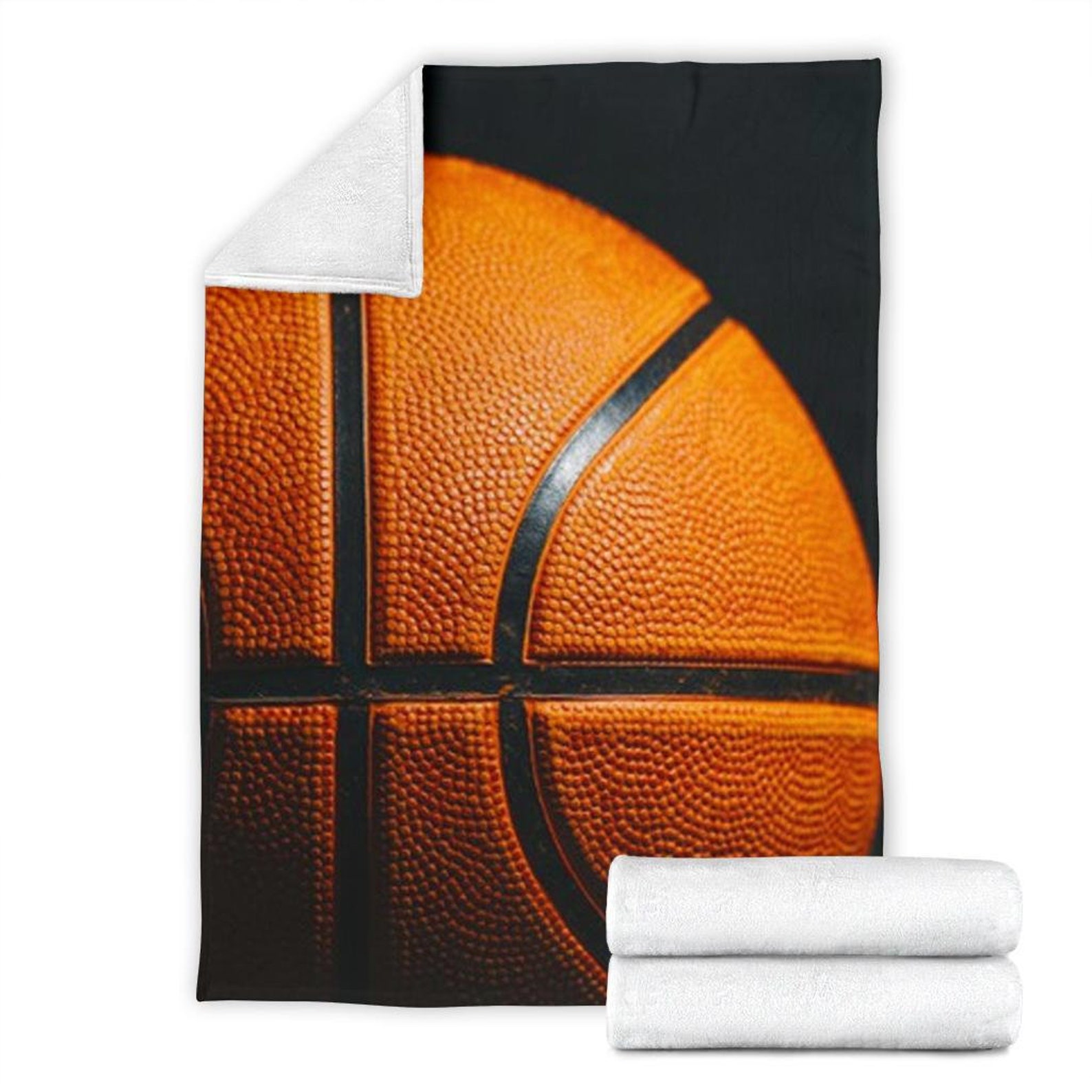 Basketball Blanket / Basketball Throw Blanket / Basketball Etsy