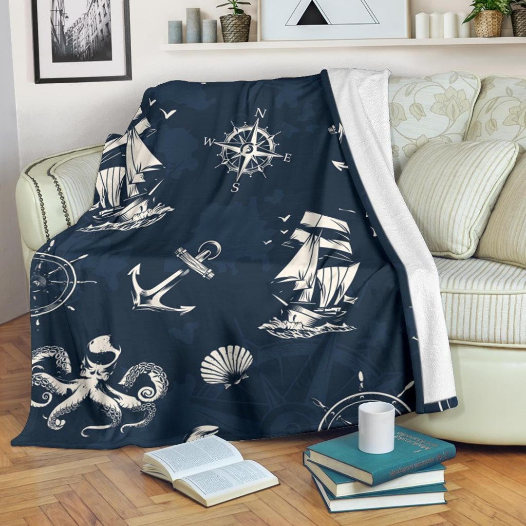 Nautical blanket hotsell