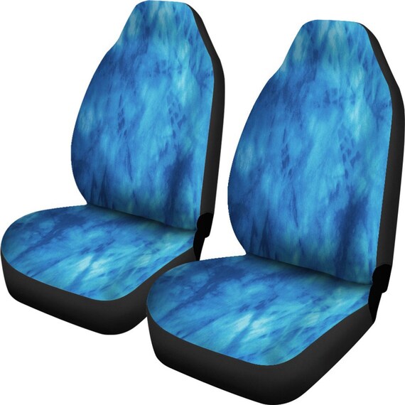 Tie Dye Blue Car Seats set of 2 / Car Seat Covers set of 2 Etsy