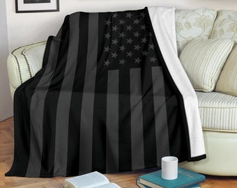 Couverture du drapeau des États-Unis / Couverture du drapeau américain / Couverture en molleton du drapeau américain / Couverture américaine fière / Couverture patriotique