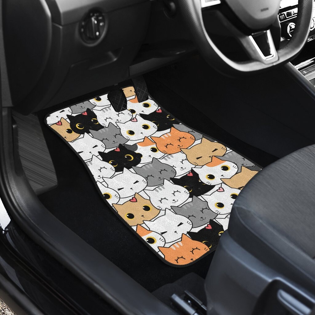 Cats Car Mats / Cats Car Mats / Cats Front Car Mats / Cats Car Etsy UK