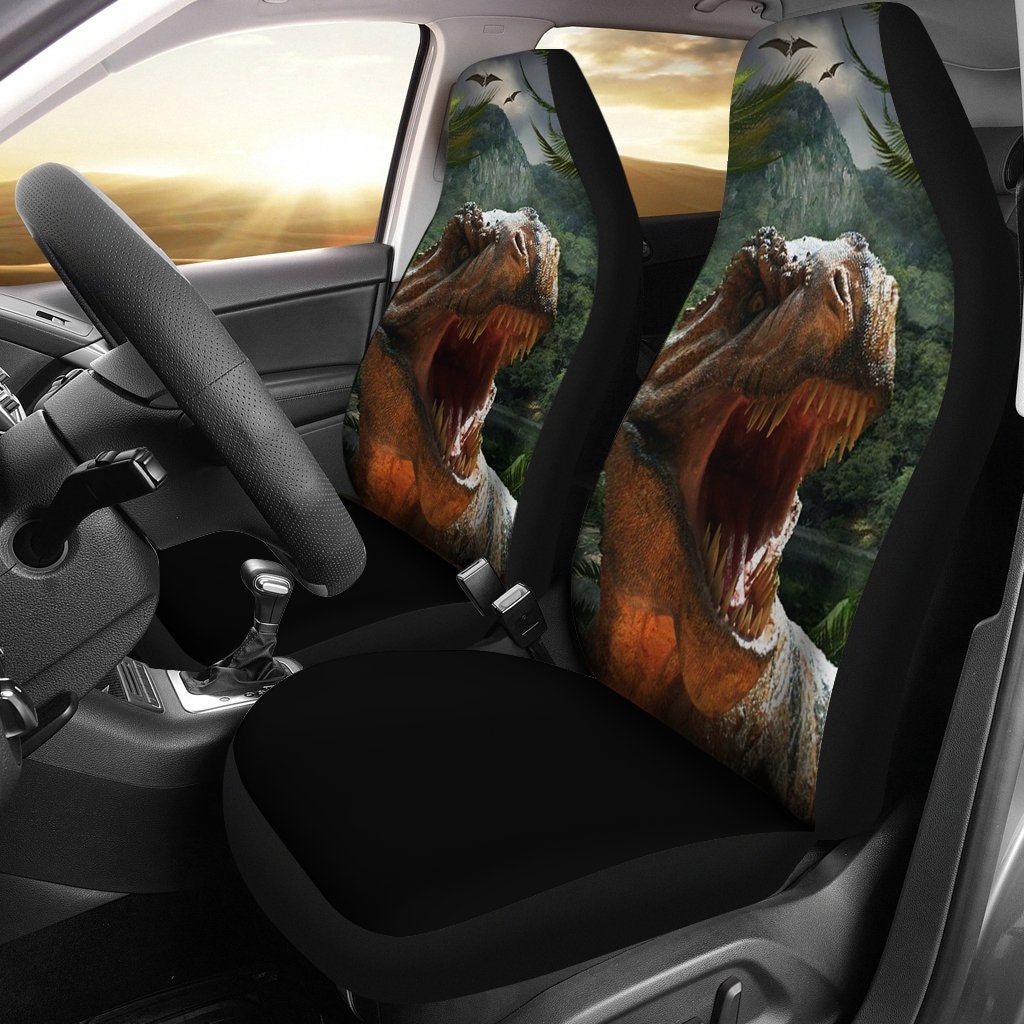 Dinosaur Car Seat Covers set of 2 / 2 Front Car Seat Covers - Etsy UK