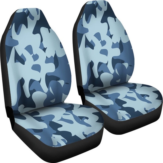 Blue Camo Car Seat Covers set of 2 2 Front Car Seat Covers Camouflage Car Seat Covers Camo Car Seat Protector Camo Car Accessory Etsy Australia