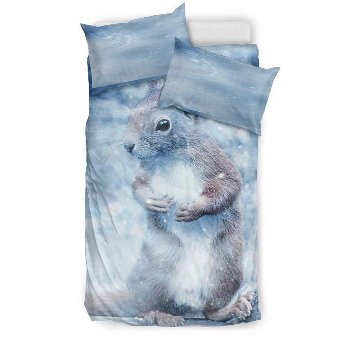 Squirrel Duvet Cover and Pillow Covers Squirrel Bedding Set Etsy Canada