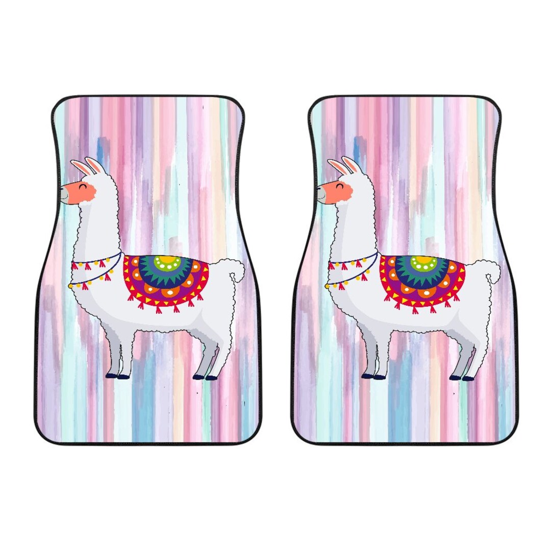 Llama Car Mats / Llama Car Mats / Llama Front Car Mats / Llama Car Accessories Etsy UK