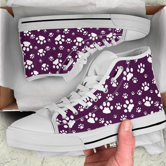 Dog paw print sneakers outlet