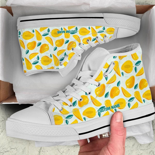 Mango Print Pattern Sneaker Shoes For Men Women