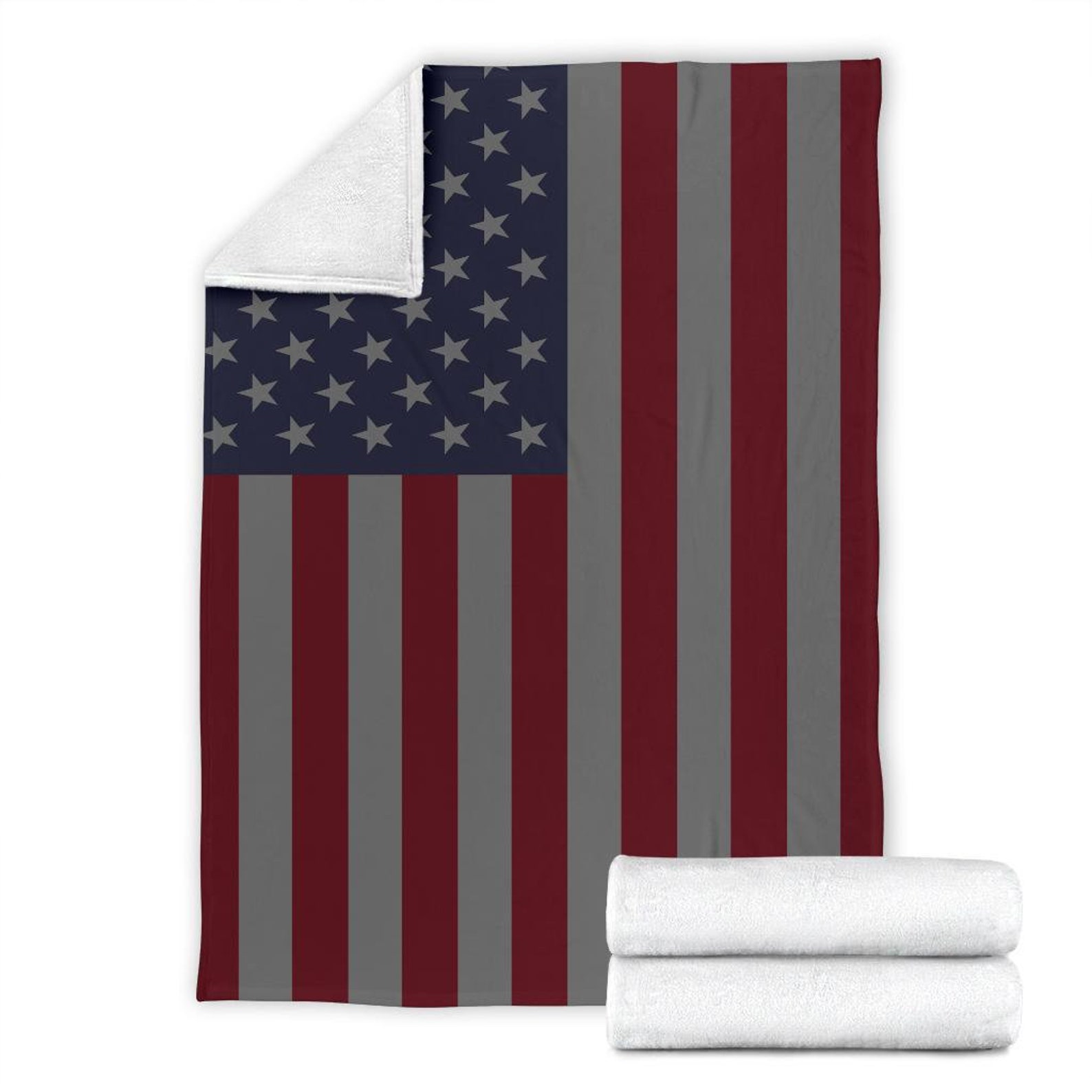 American Flag Blanket / American Flag fleece blanket / Proud Etsy