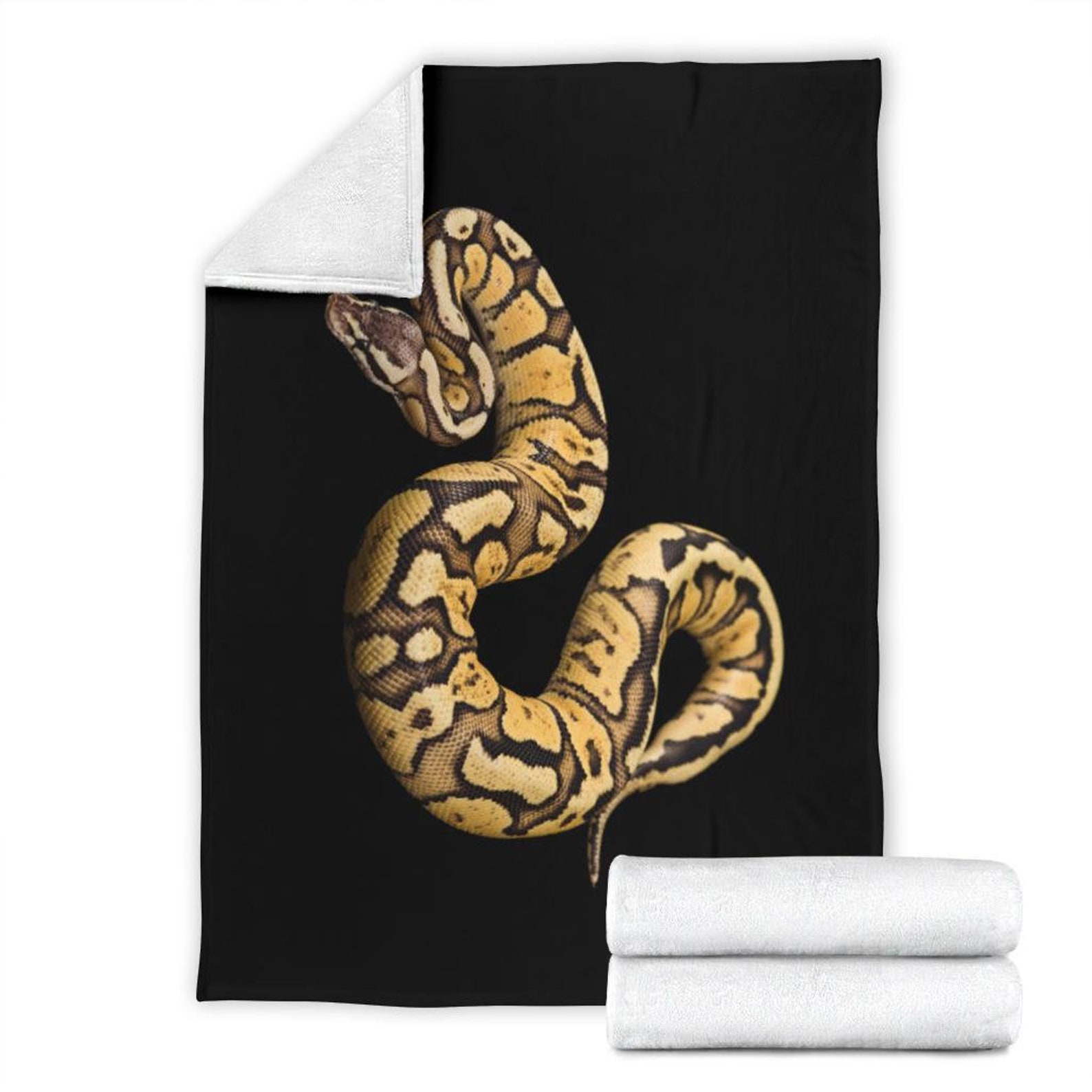 Snake Blanket / Snake Throw Blanket / Snake Fleece Blanket / Etsy
