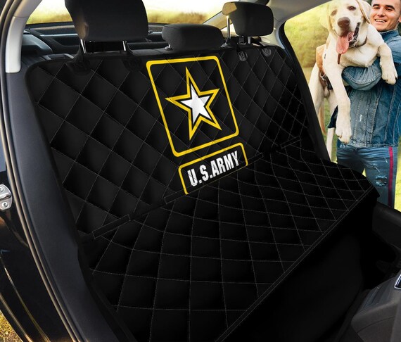 US Army Pet Rücksitz Abdeckung-Auto Zubehör, Hund Liebhaber Geschenk,  Haustier Besitzer, Hund, Mama Papa, Auto Sitzbezug, Auto Sitz Schutz -  .de