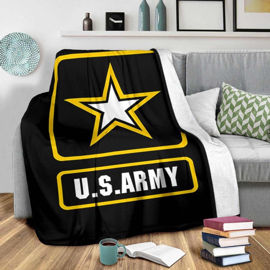 USA Army Blanket / US Army Throw Blanket / Military Fleece Etsy