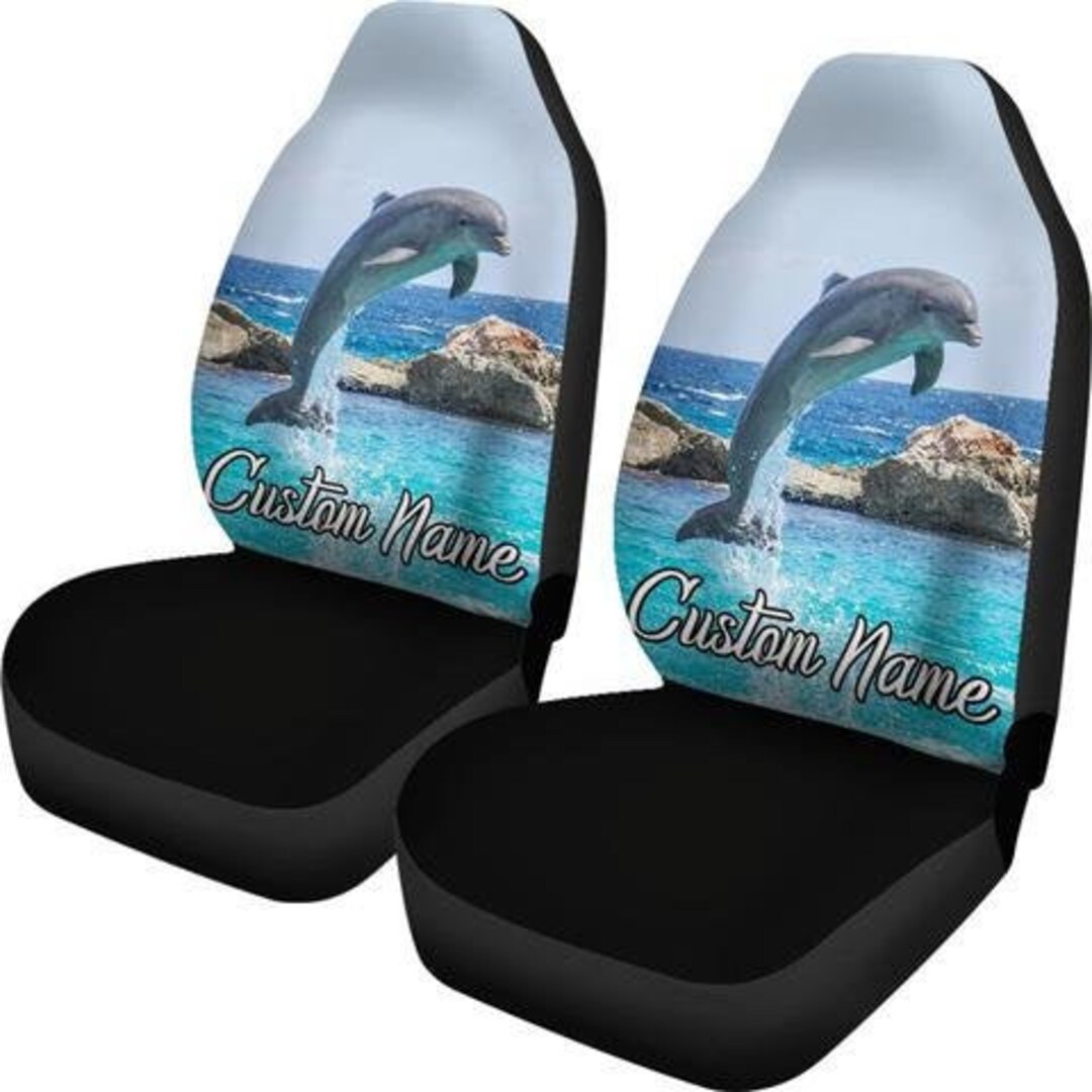 Dolphin Car Seat Covers set of 2 / 2 Front Car Seat Covers / Etsy UK