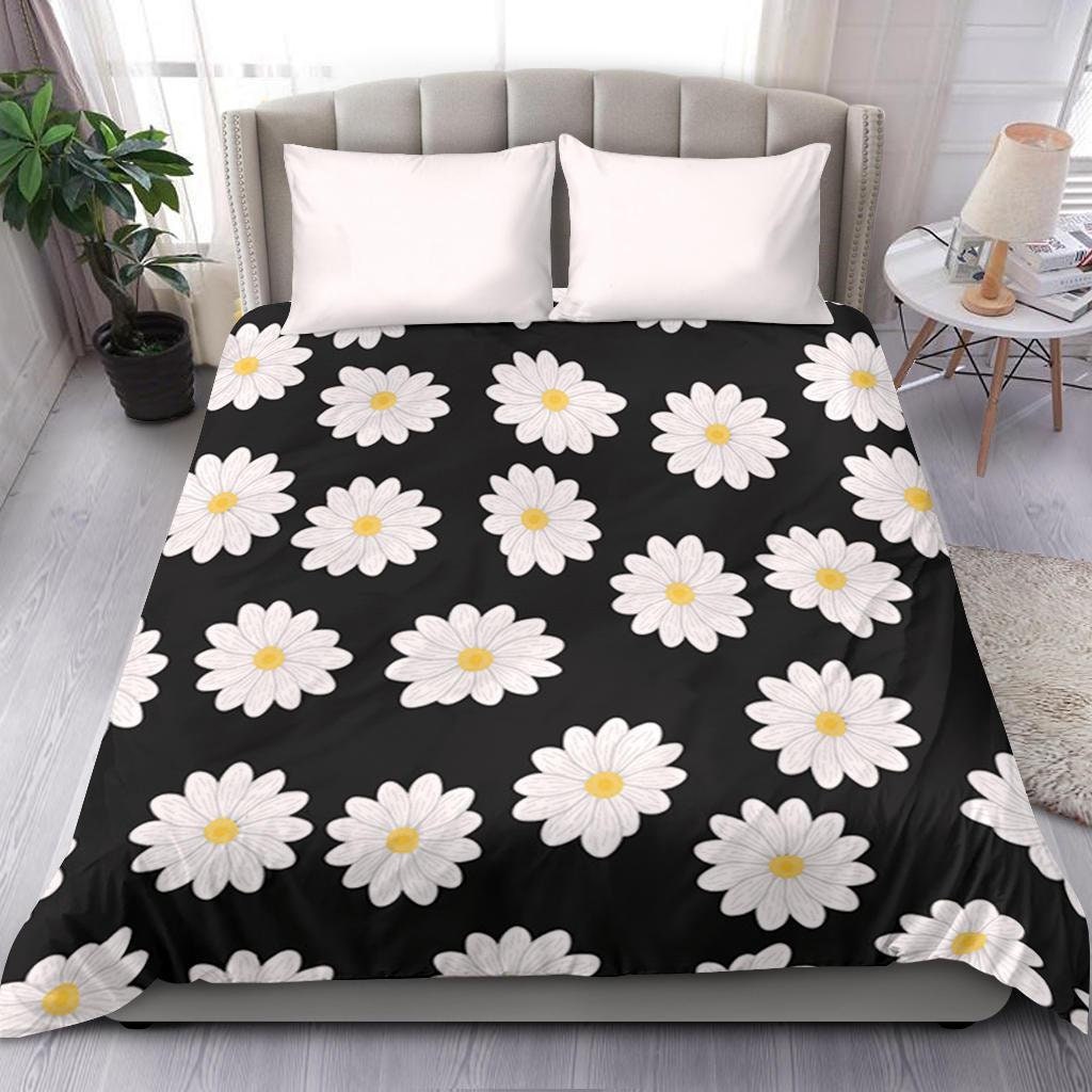 Daisy Flowers Duvet Cover and Pillow Covers Daisy Bedding - Etsy