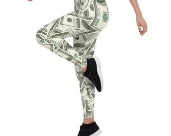 Money Print Tights - Etsy