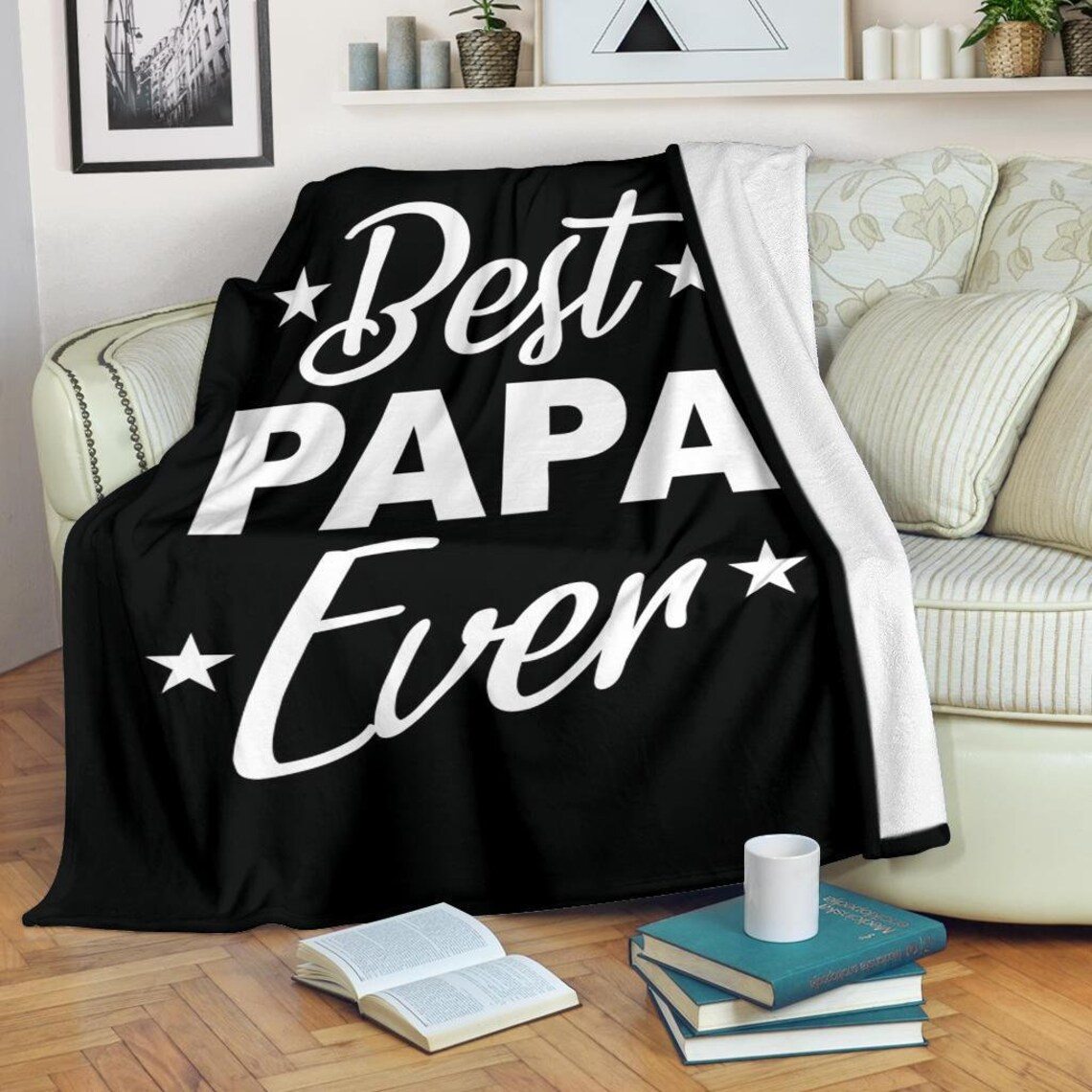 Daddy Blanket / Dad Throw Blanket / Father Fleece Blanket / Etsy