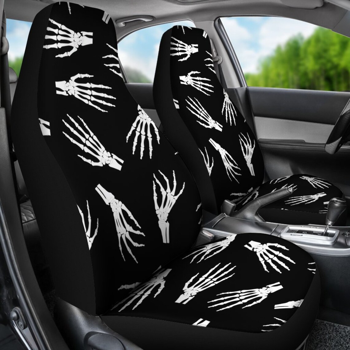 Skeleton Car Seat Covers Set Of