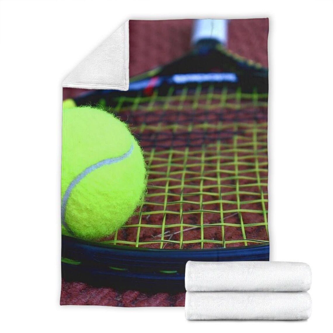 Tennis Blanket / Tennis Throw Blanket / Tennis Fleece Blanket Etsy