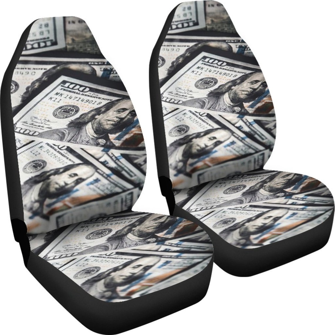 Dollar Money Car Seat Covers set of 2 / Money Car Seat Etsy