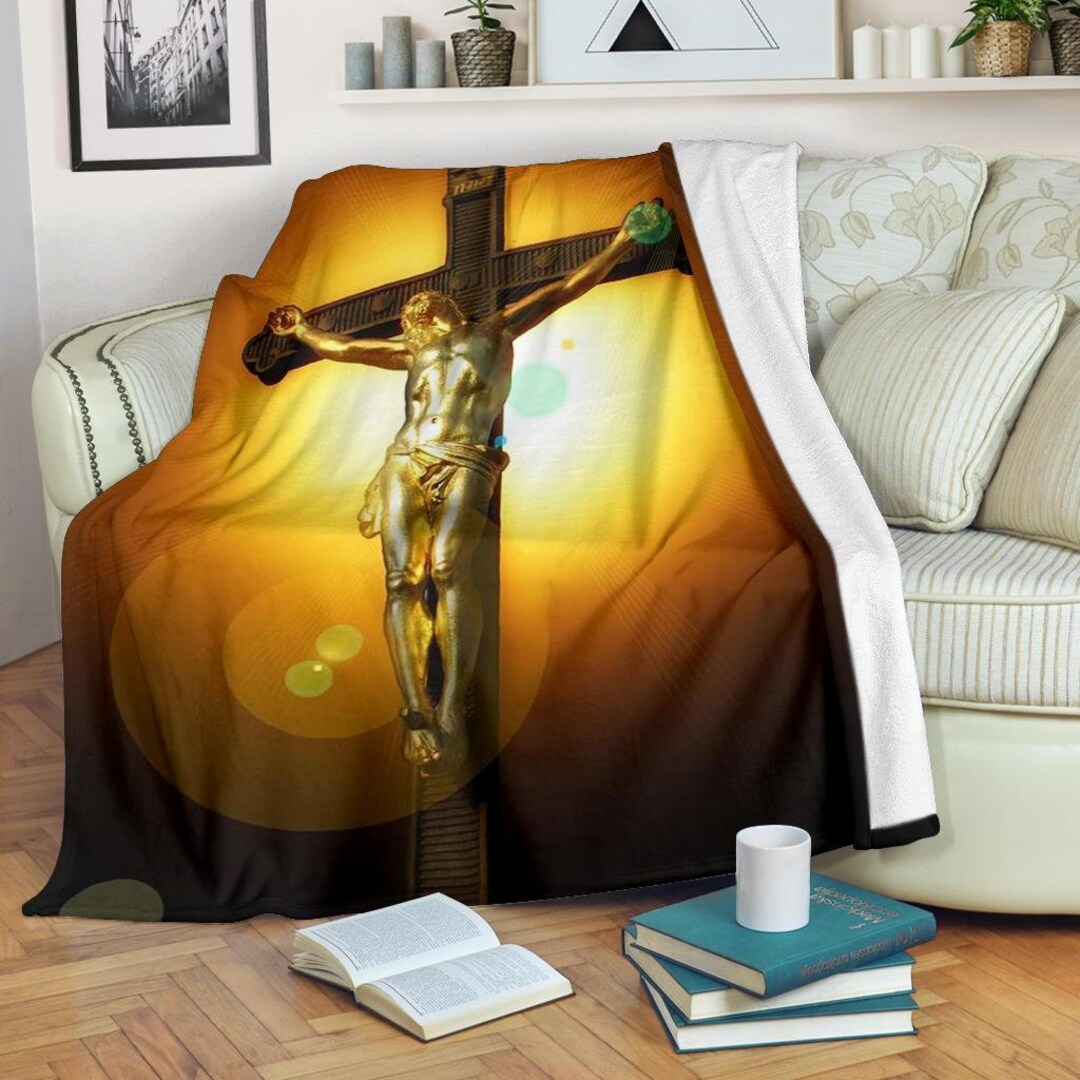 Jesus Christ Blanket / Jesus Throw Blanket / Jesus Christ Fleece