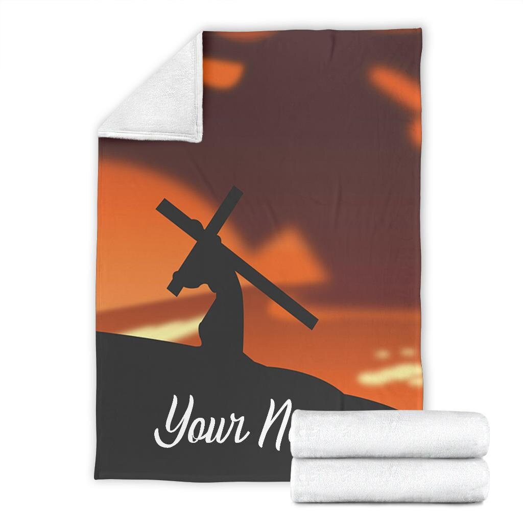 Jesus Christ Custom Name Blanket / Jesus Throw Blanket / Jesus Etsy
