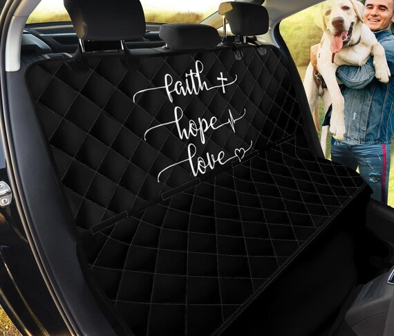 Grey Paw Print Backseat Protector-car Accessories, Dog Lovers Gift, Pet  Owner,dog Mom Dad, Car Seat Cover,car Seat Protector, Dog Seat Cover 