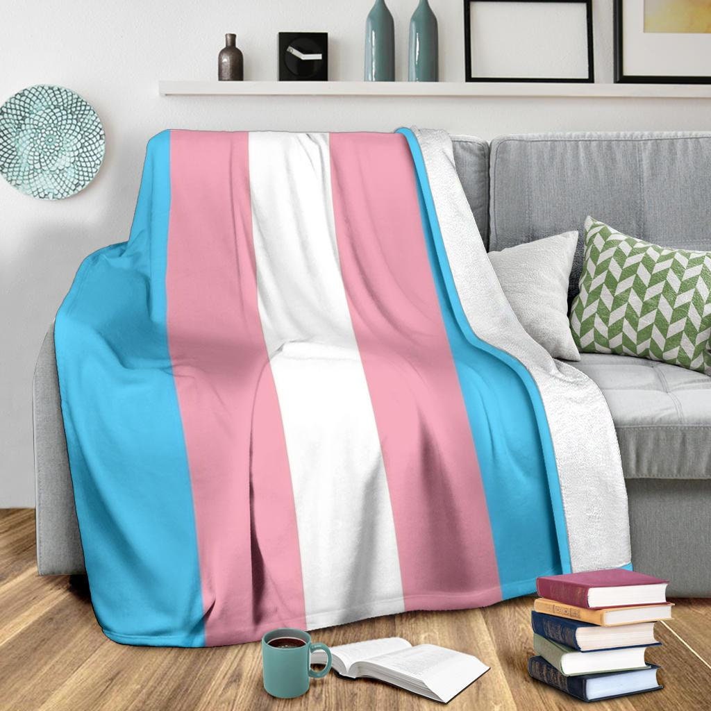 Custom Name Transgender Pride Flag Blanket: Soft Fleece Throw - Etsy