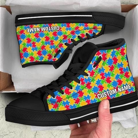 Custom autism shoes clearance