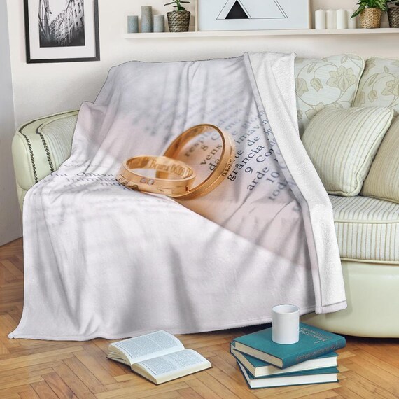 Wedding fleece 2025 blanket
