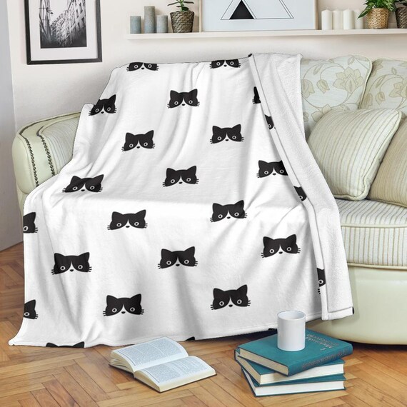 Black Cat Blanket /black Cat Throw Blanket / Black Cat Fleece Blanket /  Black Cat Kids Blanket / Black Cat Adult Blanket -  Canada