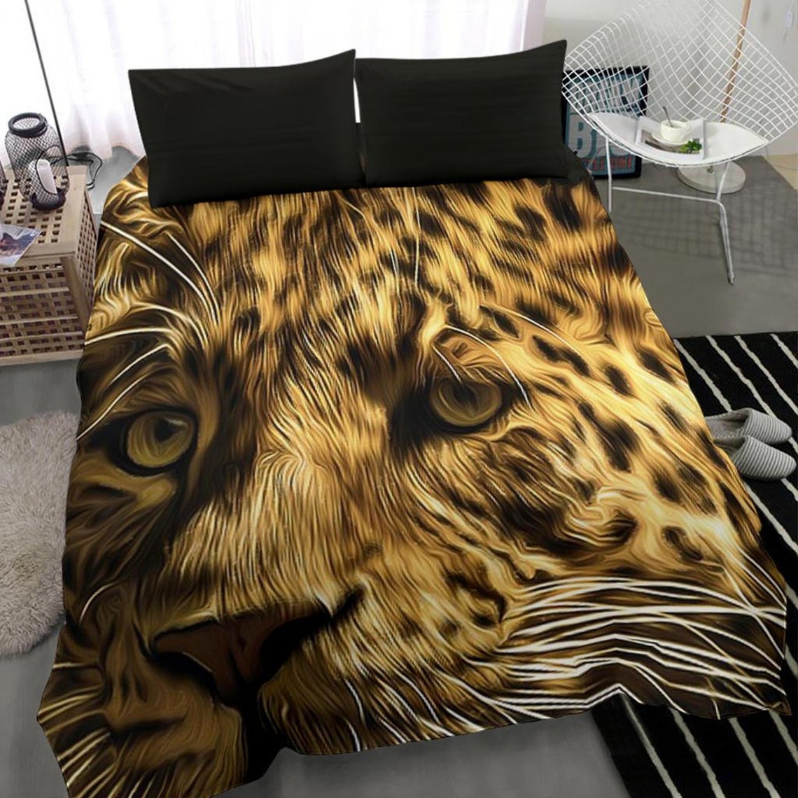 Jaguar Duvet Cover and Pillow Covers Jaguar Bedding Set - Etsy UK