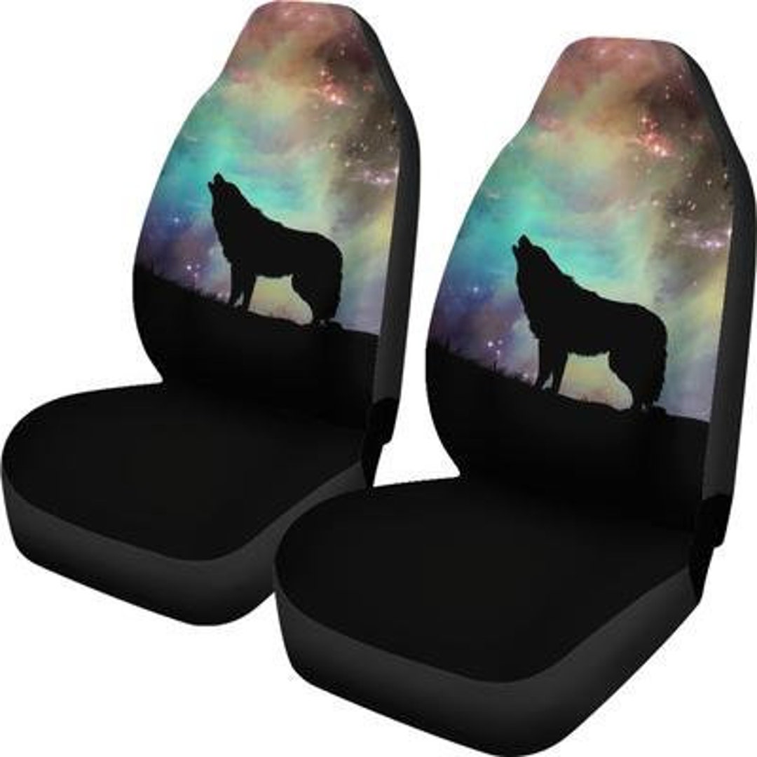 Wolf Car Seat Covers set of 2 / Car Seat Covers set of 2 Etsy