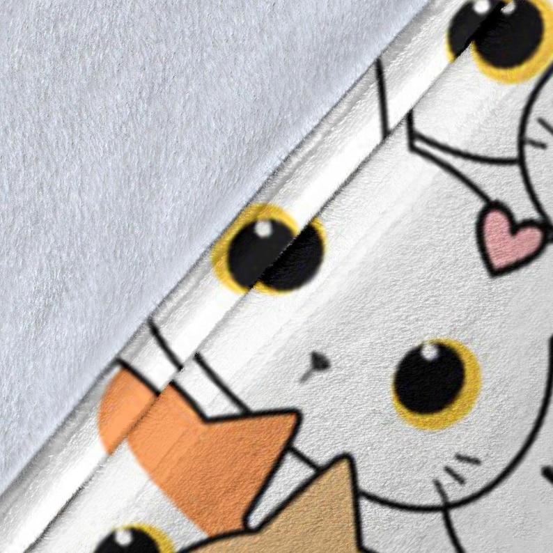 Cats Blanket / Cats Print Blanket / Kids Blanket / Fleece Etsy