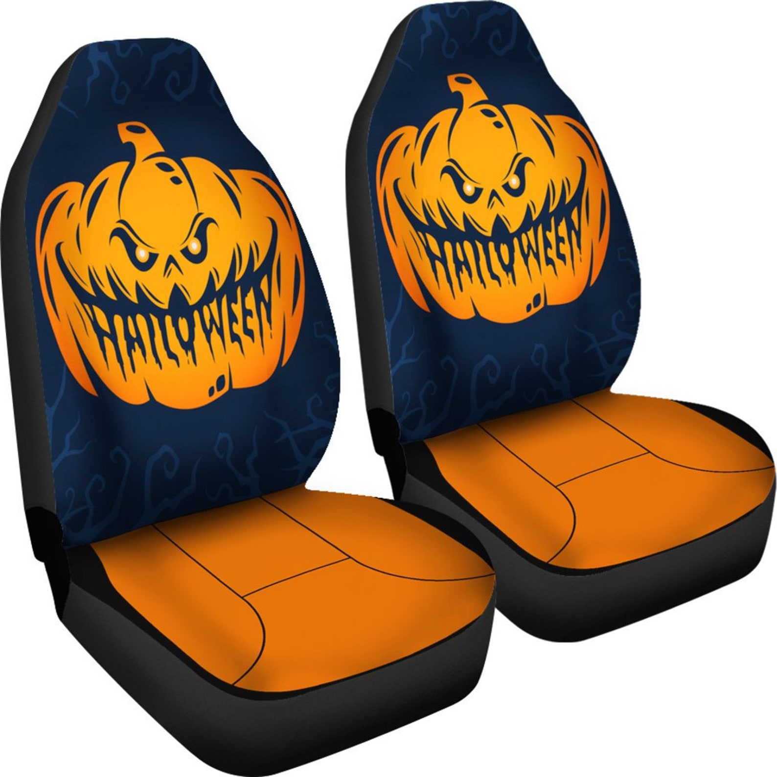 Halloween Car Seats Set of 2 / Car Seat Covers Set Of 2 / Etsy