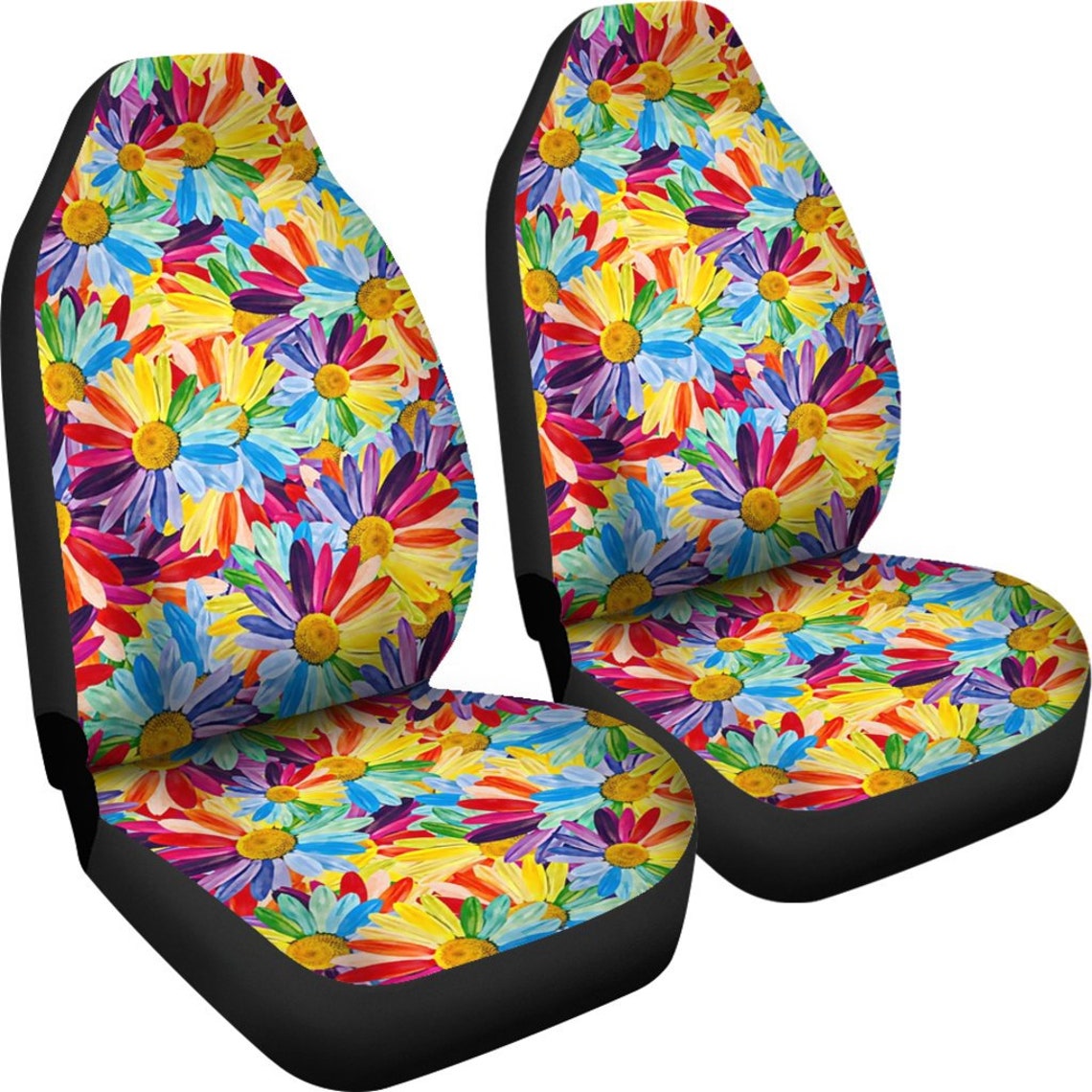 Flowers Car Seat Covers set of 2 / 2 Front Car Seat Covers / Etsy UK