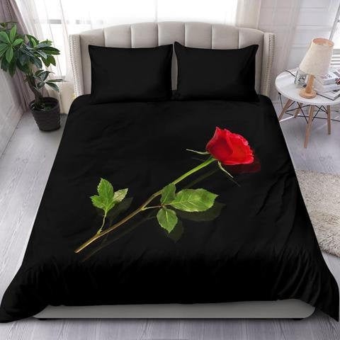 Discover Red Rose Bedding Set