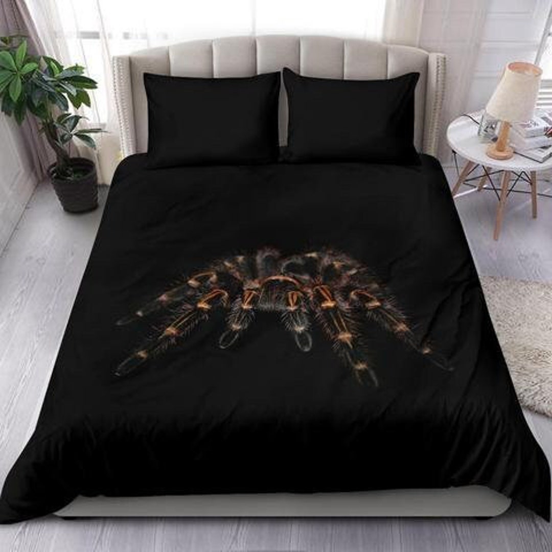 Spider Duvet Cover and Pillow Covers Spider Bedding Set Spider Bed