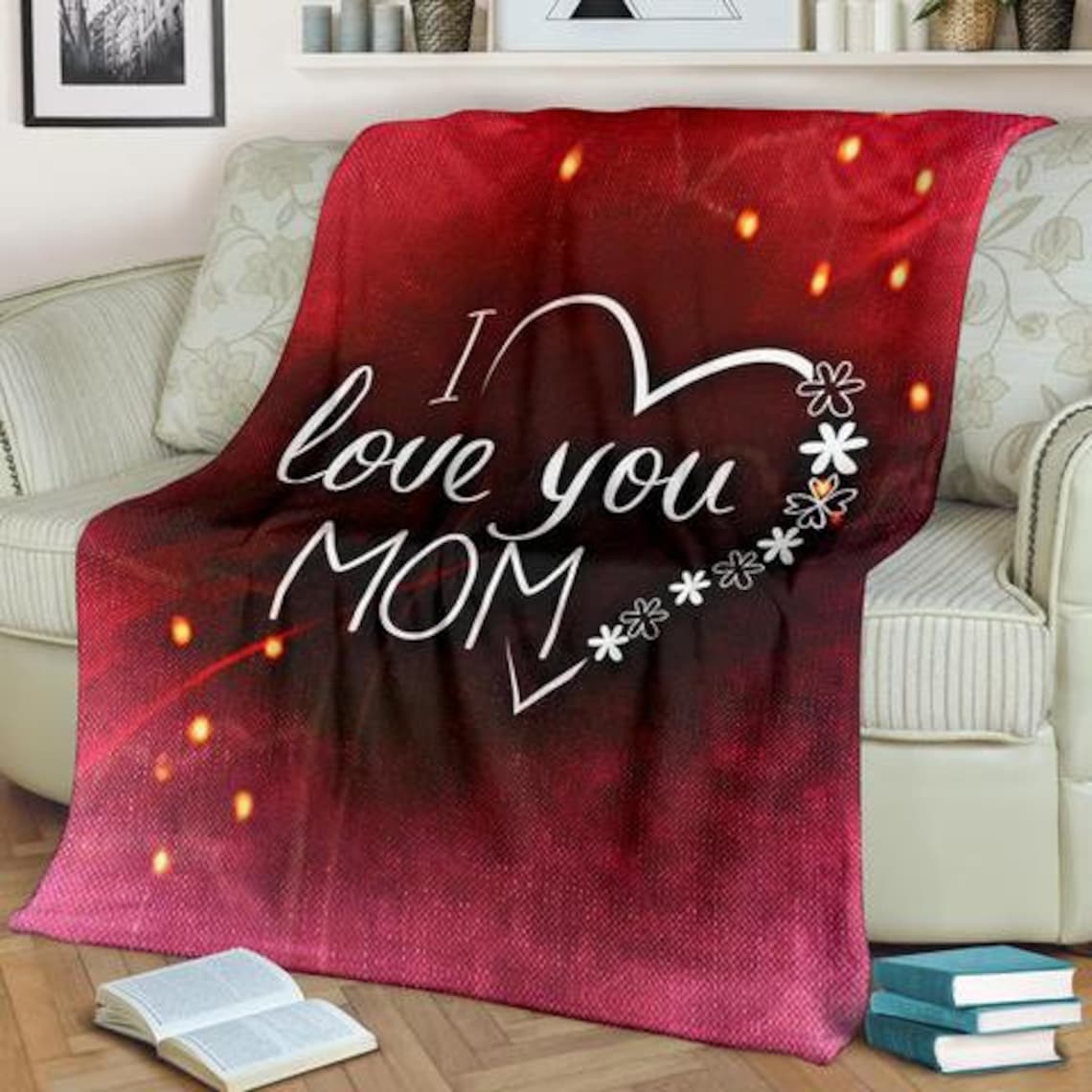 Mom Blanket / Love You Mom Throw Blanket / Greatest Mom Fleece Etsy
