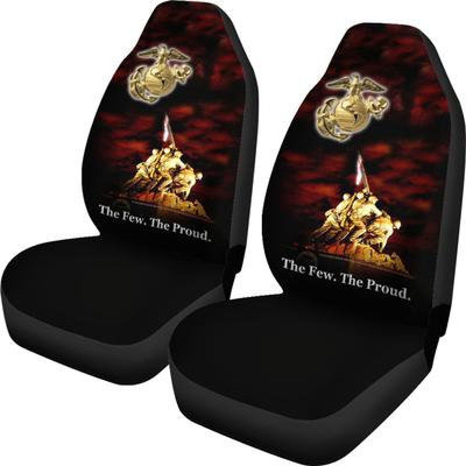 USMC Marines Car Seat Covers Set Of 2 / USA Army 2 Front Car Etsy