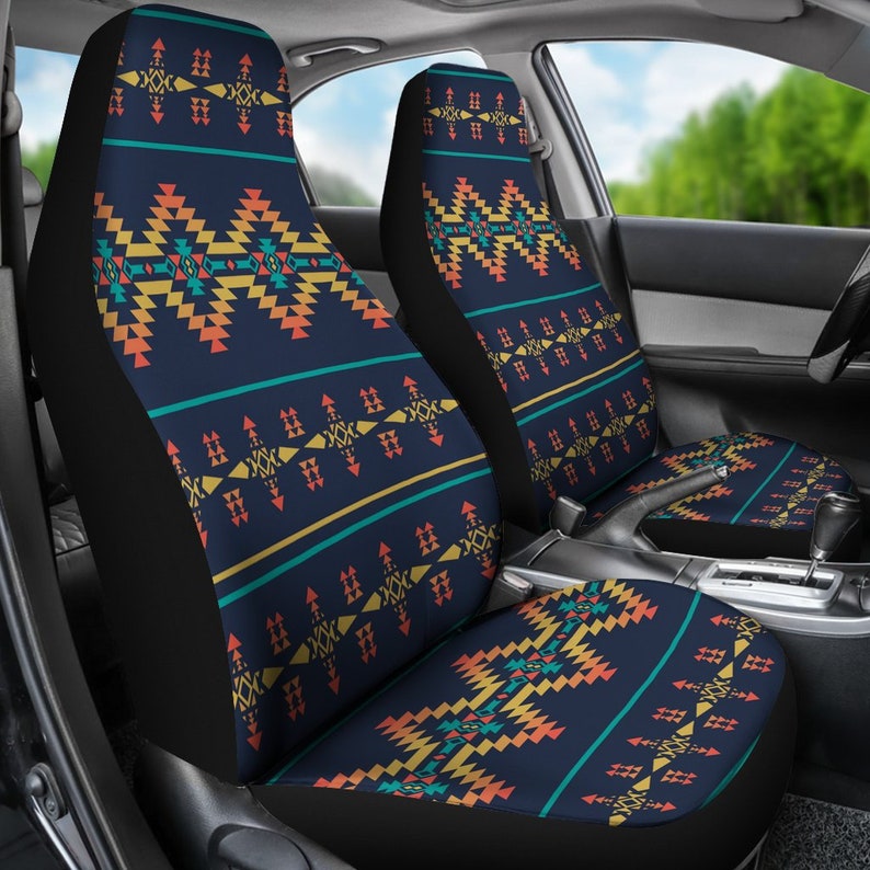 Boho Ethnic Aztec Car Seats set of 2 / Car Seat Covers set Etsy