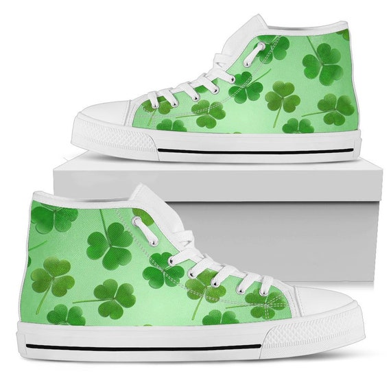 Sneakers with shamrocks best sale