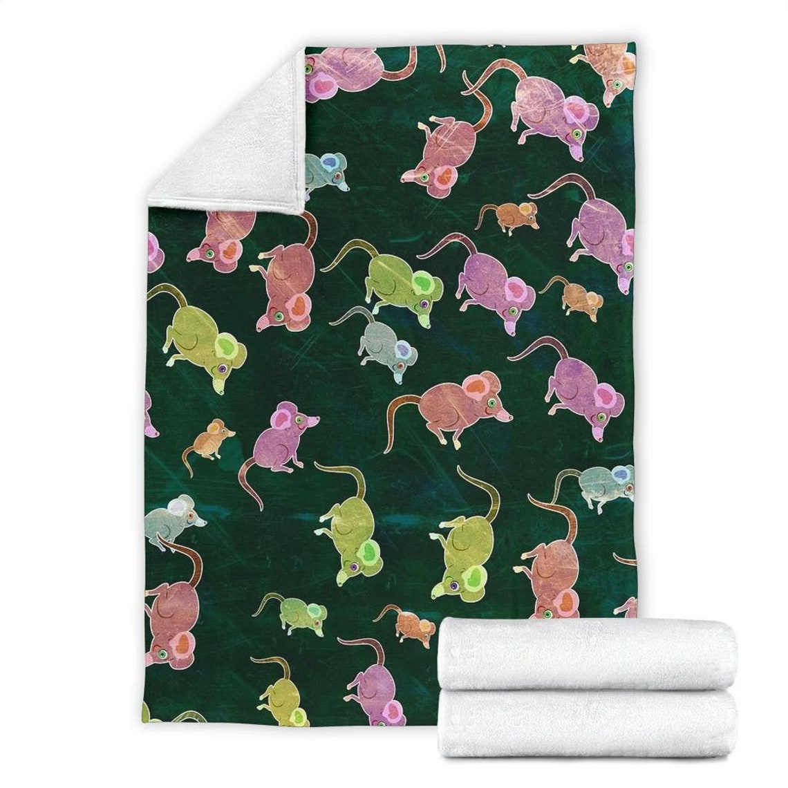 Mouse Blanket / Rat Throw Blanket / Mouse Fleece Blanket / Rat Etsy